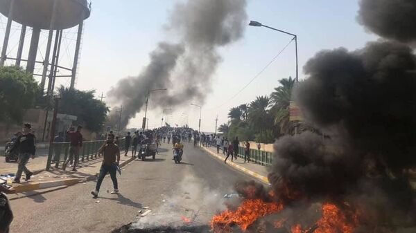 احتجاجات في ذي قار، جنوب العراق - سبوتنيك عربي