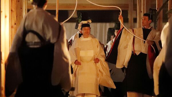 إمبراطور اليابان ناروهيتو يسير إلى يوكيدن لحضور دايجوساي - سبوتنيك عربي