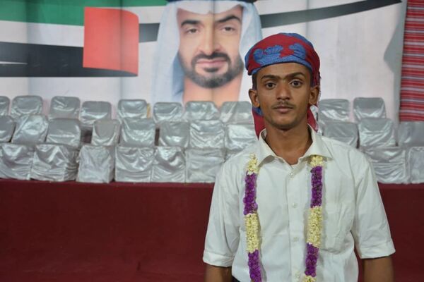 بالصور... زفاف جماعي في جبهات المواجهة باليمن بالصور... زفاف جماعي في جبهات المواجهة باليمن - سبوتنيك عربي