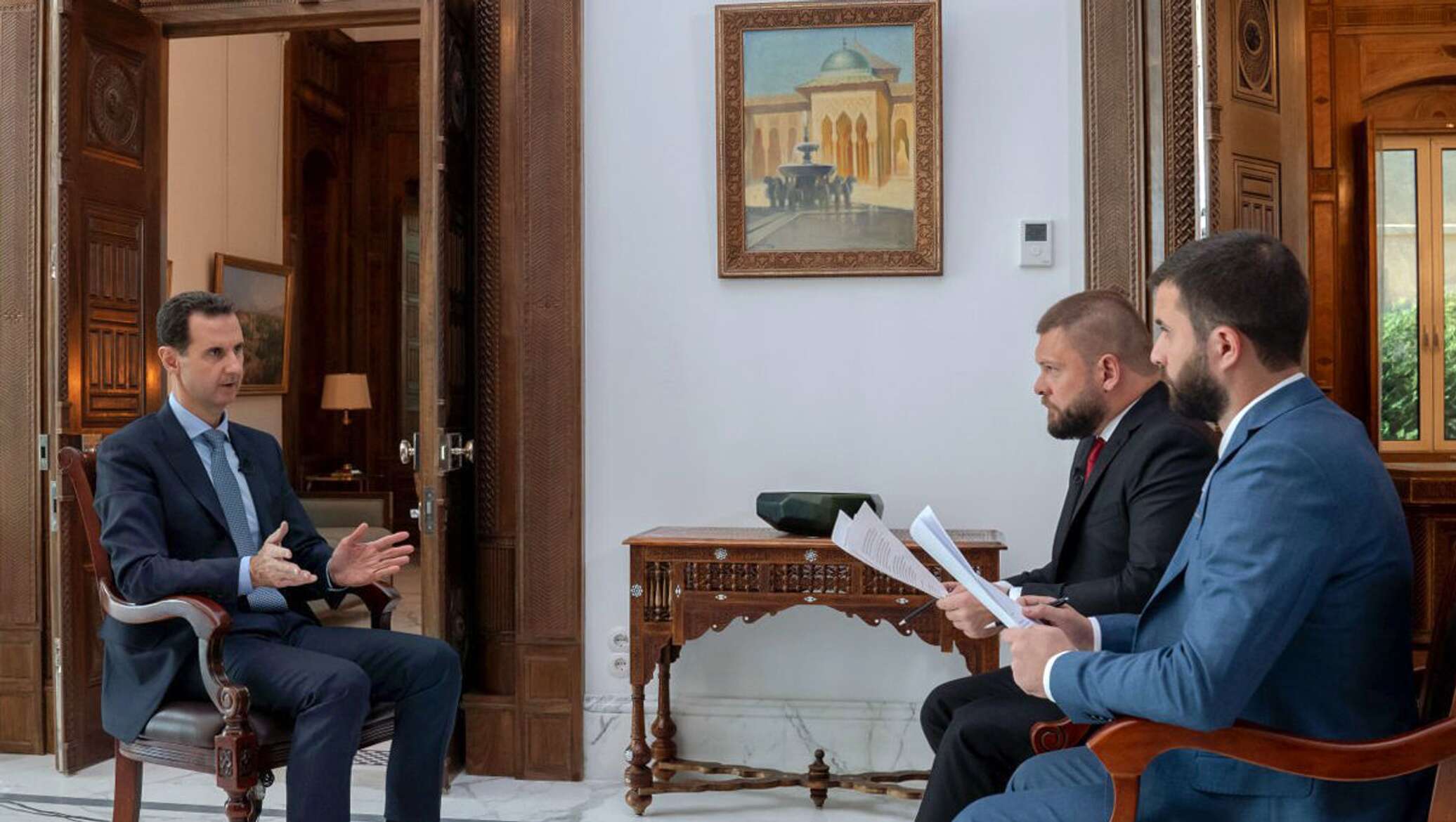 Интервью башара асада 2024. Башар Асад интервью. Асад интервью.