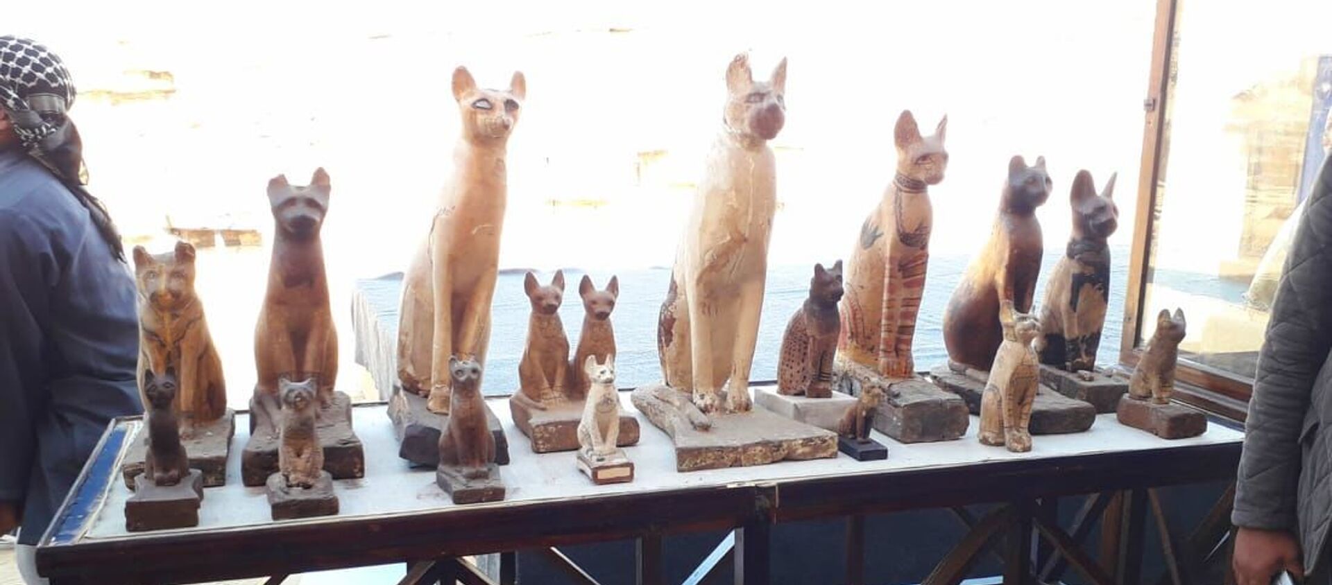 تماثيل فرعونية لحيوانات مقدسة عثر عليها في سقارة - سبوتنيك عربي, 1920, 02.05.2021