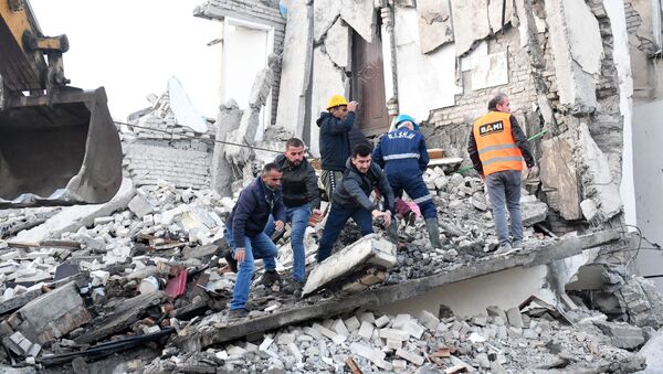 زلزال (قوته 6.4 ريختر) يضرب العاصمة تيرانا، أليانيا 26 نوفمبر 2019 - سبوتنيك عربي