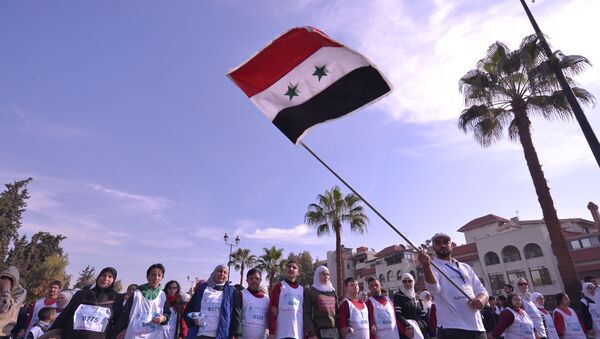ماراتون لذوي الاحتياجات الخاصة وسط دمشق: شركاء بالنصر السوري - سبوتنيك عربي