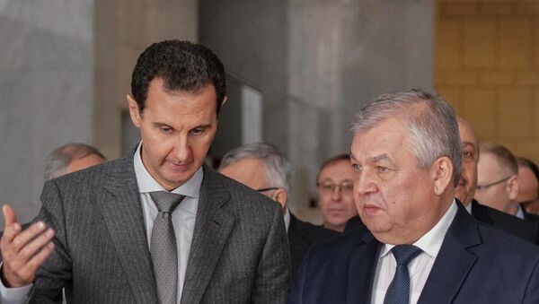 الأسد ولفرينتيف في سوريا - سبوتنيك عربي