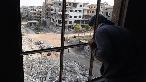الوضع في ريف دمشق، سوريا 7 ديسمبر 2019  - سبوتنيك عربي