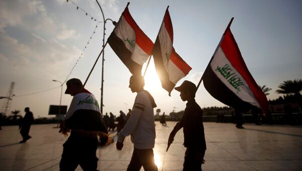 احتجاجات مناهضة للحكومة العراقية في بغداد، العراق 10 ديسمبر 2019 - سبوتنيك عربي