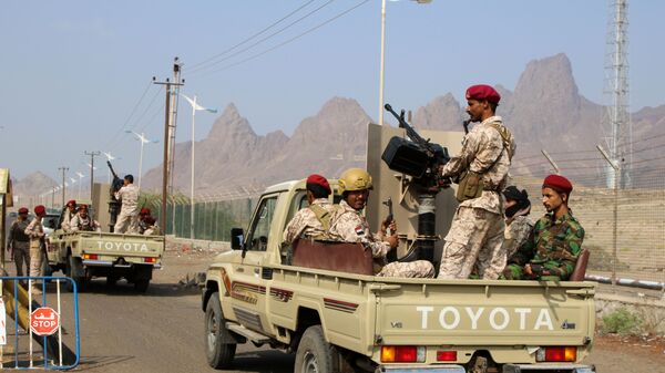 قوات المجلس الانتقالي الجنوبي في عدن، اليمن 10 ديسمبر 2019 - سبوتنيك عربي
