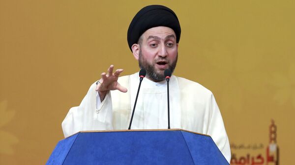 رئيس تيار الحكمة في العراق عمار الحكيم - سبوتنيك عربي