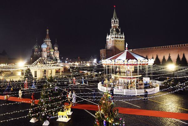 مهرجان غوم على الساحة الحمراء في موسكو، روسيا - سبوتنيك عربي