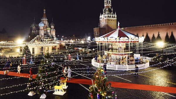 مهرجان غوم على الساحة الحمراء في موسكو، روسيا - سبوتنيك عربي