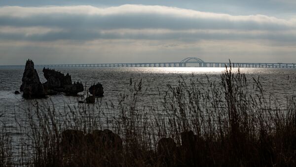 الانتهاء من بناء جسر القرم، شبه جزيرة القرم، روسيا - سبوتنيك عربي