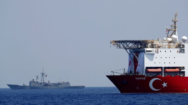 سفينة تركية قرب السواحل الليبية - سبوتنيك عربي