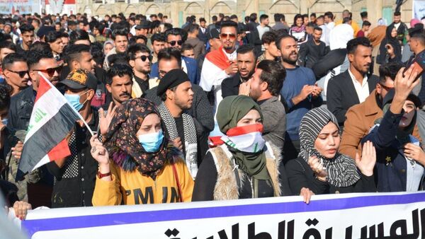 انطلاق مظاهرات مليونية يقودها طلاب العراق - سبوتنيك عربي