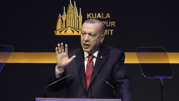 أردوغان متحدثا في قمة كولالامبور الإسلامية - سبوتنيك عربي