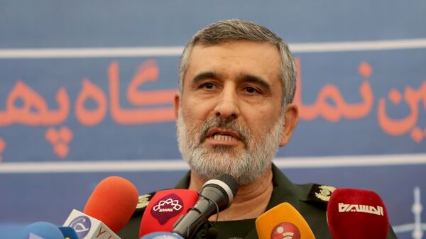 قائد القوات الجوية في الحرس الثوري الإيراني أمير علي حاجي زادة - سبوتنيك عربي