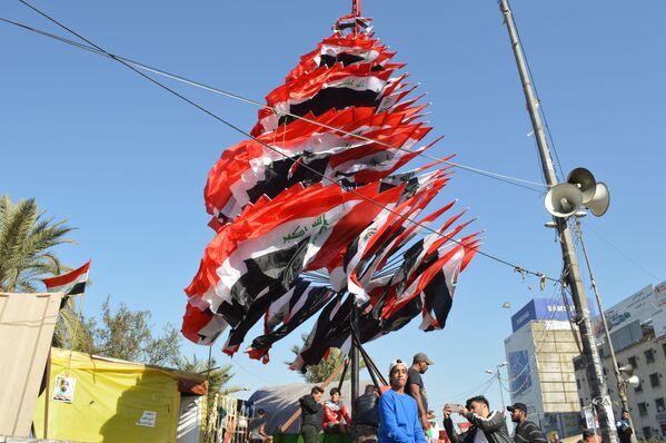 أعياد الميلاد تنبض بضحايا الثورة الشعبية في العراق - سبوتنيك عربي