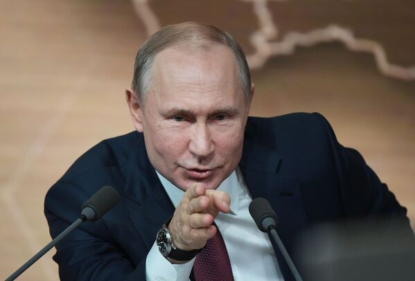  المؤتمر الصحفي السنوي الكبير للرئيس فلاديمير بوتين، 19 ديسمبر 2019 - سبوتنيك عربي