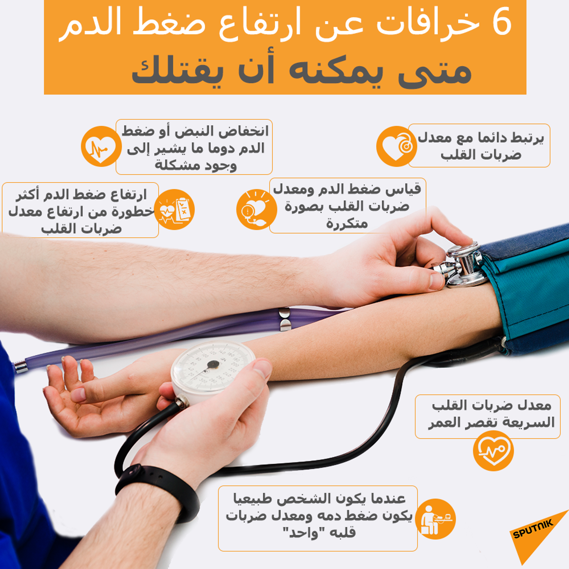 دراسة علمية حديثة: ارتفاع ضغط الدم قد يسبب مرضا قلبيا شائعا - سبوتنيك عربي, 1920, 11.02.2021