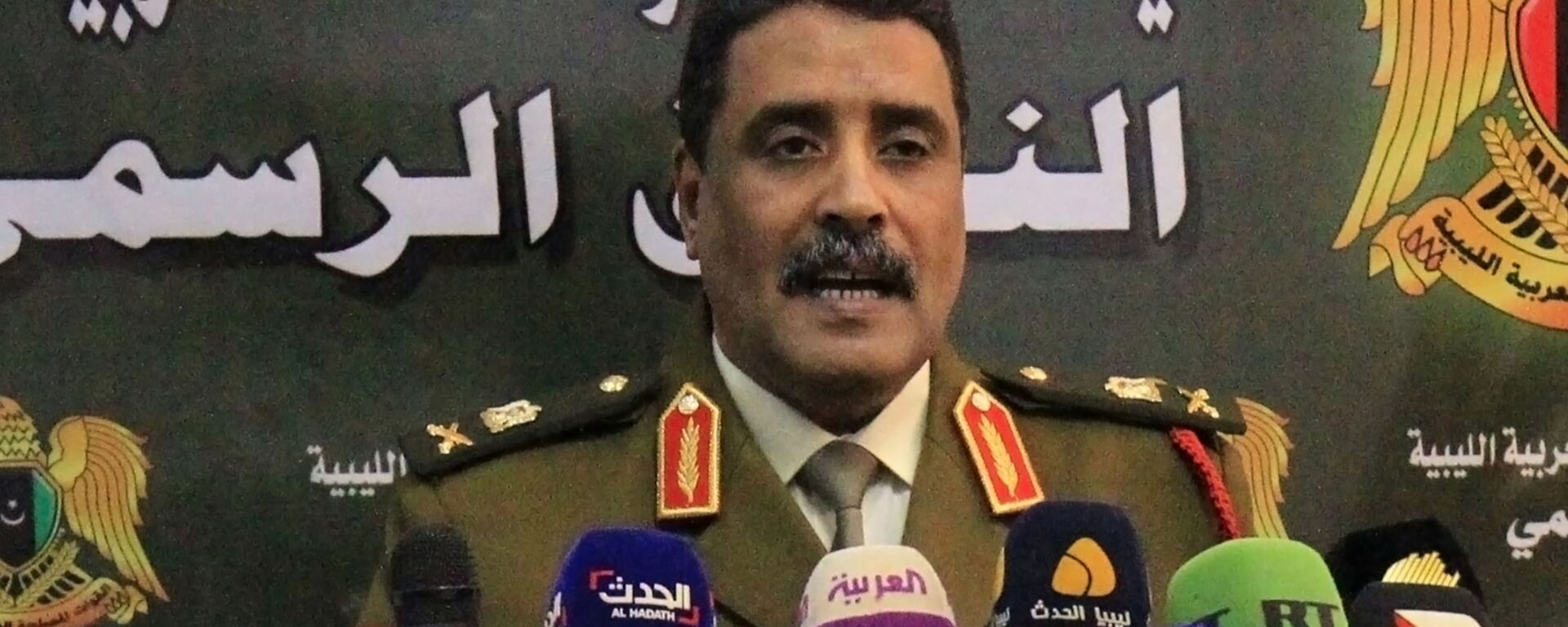 الناطق الرسمي باسم القائد العام للجيش الوطني الليبي اللواء أحمد المسماري - سبوتنيك عربي, 1920, 20.04.2023