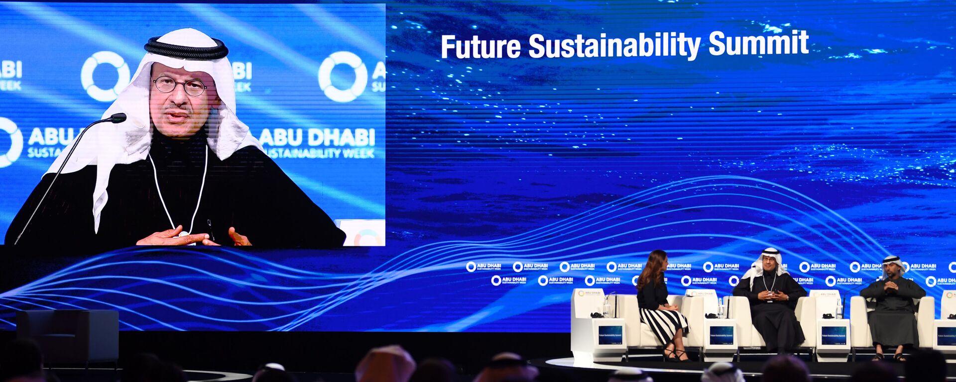 أسبوع أبوظبي للاستدامة 2020، 14 يناير 2020 - وزير الطاقة السعودي الأمير عبد العزيز بن سلمان آل سعود. - سبوتنيك عربي, 1920, 23.10.2021