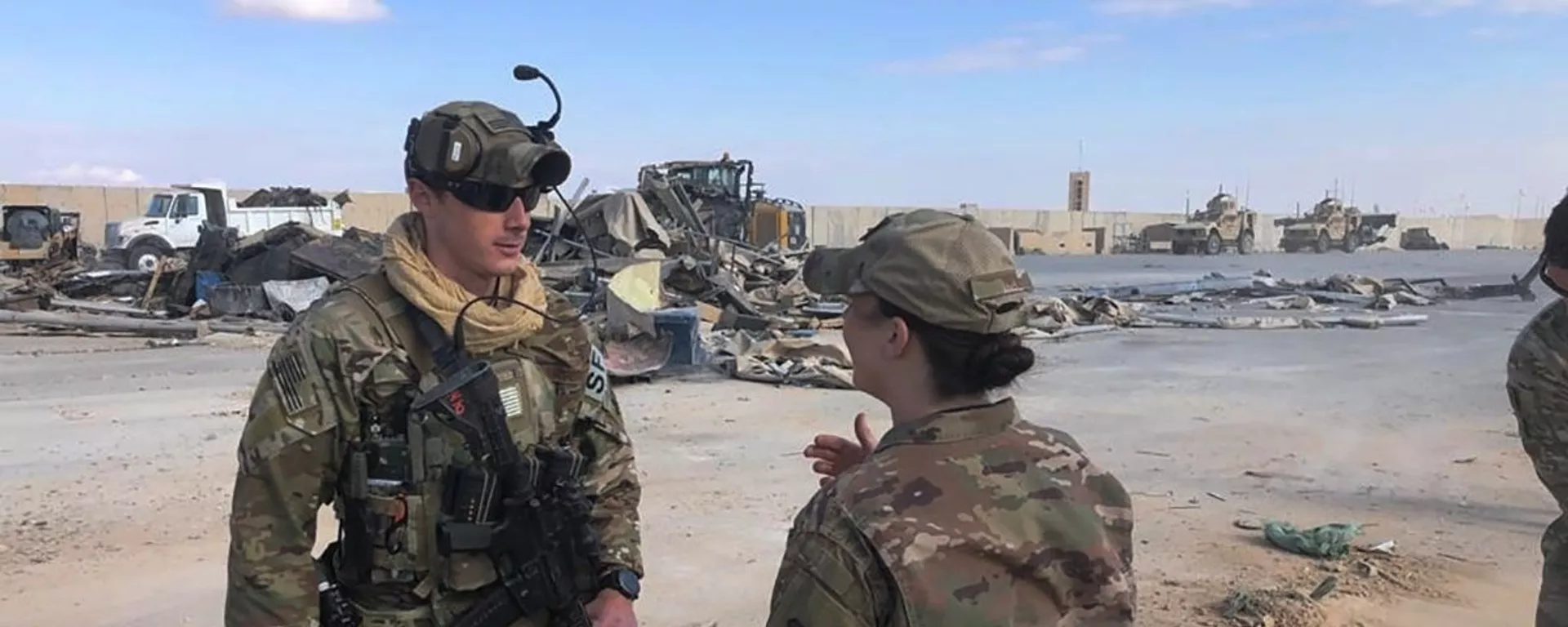 تداعيات قصف القاعدة العسكرية الأمريكية عين الأسد في العراق، 13 يناير 2019 تداعيات قصف القاعدة العسكرية الأمريكية عين الأسد في العراق، 13 يناير 2019 - سبوتنيك عربي, 1920, 24.01.2024