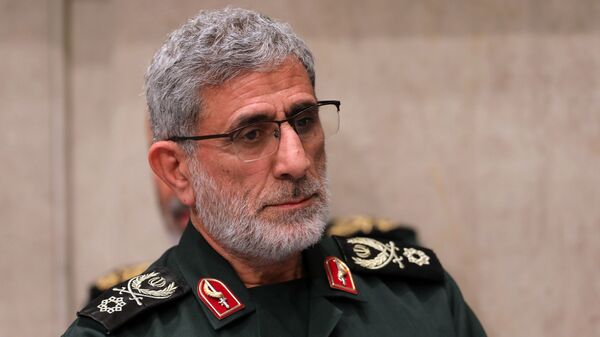 قائد قوات فيلق القدس التابع للحرس الثوري الإيراني العميد اسماعيل قاآني - سبوتنيك عربي