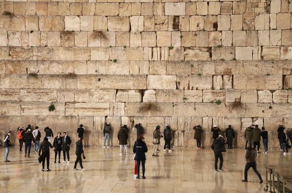 حائط البراق (المبكى)، القدس القديمة، 20 يناير 2020 - سبوتنيك عربي