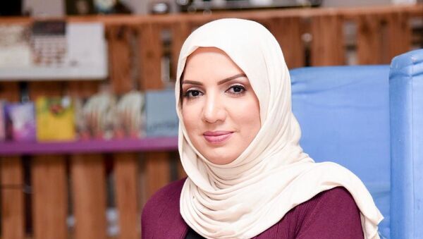 رئيسة مهرجان البحرين السينمائي منصورة الجمرى - سبوتنيك عربي