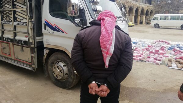 إحباط أضخم عملية تهريب مخدرات جنوب سوريا - سبوتنيك عربي