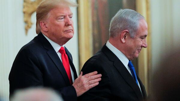 الرئيس الأمريكي دونالد ترامب، ورئيس الوزراء الإسرائيلي بنيامين نتنياهو - سبوتنيك عربي