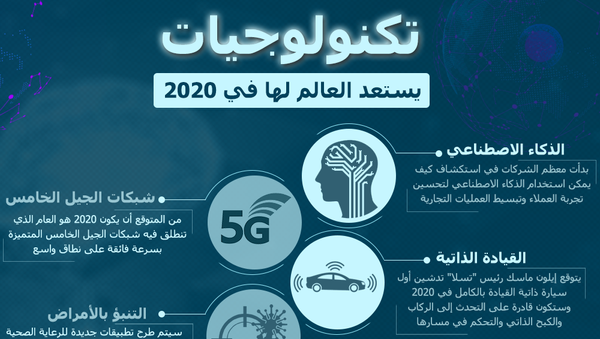 تكنولوجيا يستعد لها العالم في 2020 - سبوتنيك عربي