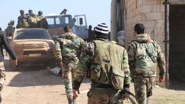 الجيش السوري في ريف حلب الجنوبي - سبوتنيك عربي