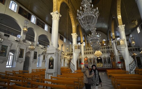 الكاتدرائية المريمية في مدينة دمشق القديمة - سبوتنيك عربي