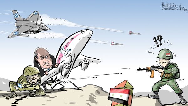 قدرة إسرائيل القتالية...الاختباء خلف طائرة ركاب - سبوتنيك عربي