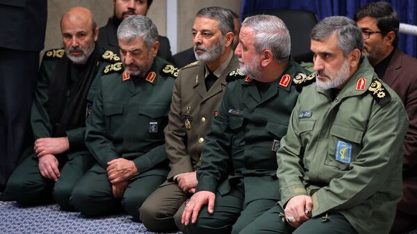 قادة إيرانيون في الحرس الثوري الإيراني - سبوتنيك عربي