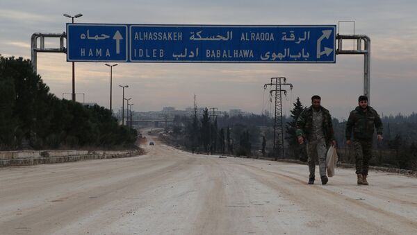 بدء تأهيل طريق (حلب دمشق) الدولي بعد تحريره - سبوتنيك عربي