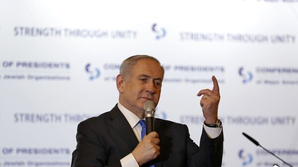  رئيس حكومة تسيير الأعمال الإسرائيلية بنيامين نتنياهو - سبوتنيك عربي