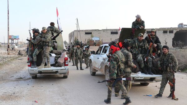 الجيش السوري في ريف حلب بعد تحريره - سبوتنيك عربي