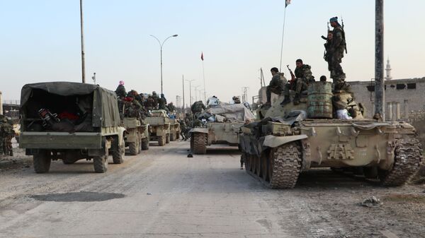 الجيش السوري بعد تحرير ضواحي حلب الشمالية الغربية - سبوتنيك عربي