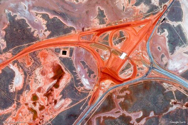 صورة من الفضاء لأحياء مدينة بورت هيدلاند، أستراليا - سبوتنيك عربي