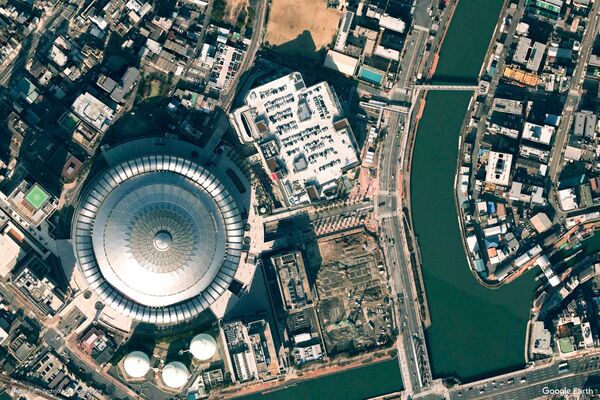 صورة من الفضاء لمدينة أوساكا، اليابان - سبوتنيك عربي