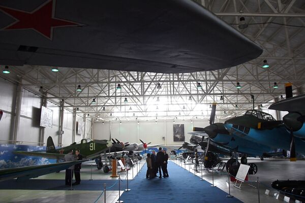 قاذفة تو-2 في معرض للطائرات الحربية التي شاركت في الحرب الوطنية العظمى (1941-1945)، المتحف المركزي للقوات الجوية في مونينو، 19 فبراير 2020 - سبوتنيك عربي