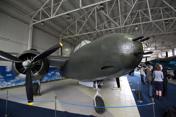  حاملة الطوربيد الأمريكية أ-20 بوسطن، في معرض للطائرات الحربية التي شاركت في الحرب الوطنية العظمى (1941-1945)، المتحف المركزي للقوات الجوية في مونينو، 19 فبراير 2020 - سبوتنيك عربي