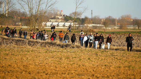 تدفق اللاجئين في تركيا على الحدود مع اليونان - سبوتنيك عربي