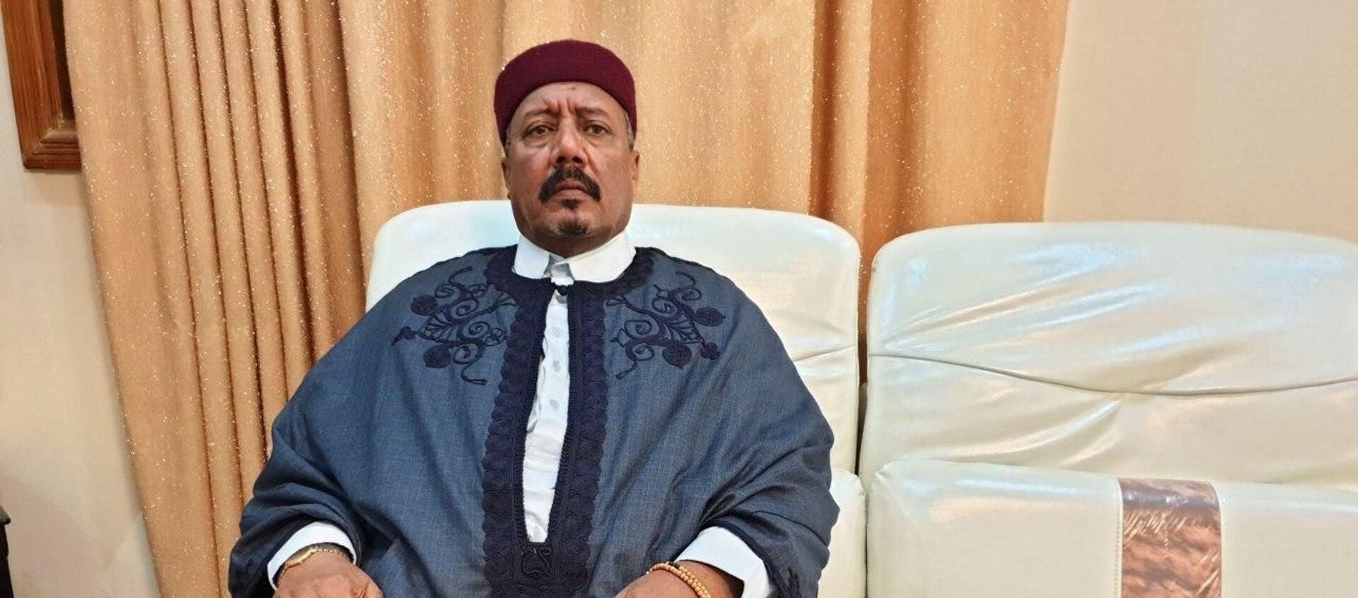رئيس المجلس الأعلى لقبيلة الزوية الليبية، الشيخ السنوسي الحليق الزوي - سبوتنيك عربي, 1920, 06.04.2020