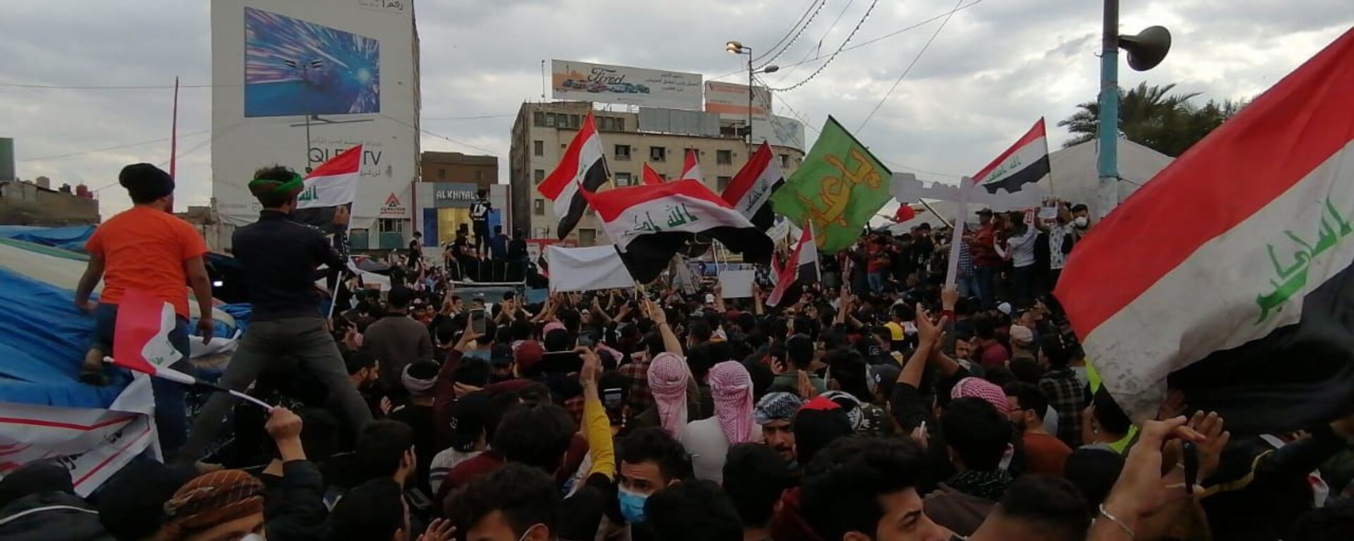 تظاهرات في العراق، الأحد الأول من مارس/آذار 2020 - سبوتنيك عربي, 1920, 15.02.2022