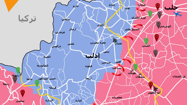 خارطة عملية تحرير إدلب السورية - سبوتنيك عربي