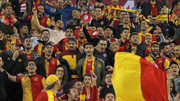 جماهير الترجي التونسي في مباراة الزمالك في قطر - سبوتنيك عربي