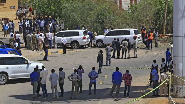 مشاهد من محاولة اغتيال رئيس الوزراء السوداني عبد الله حمدوك في الخرطوم - سبوتنيك عربي
