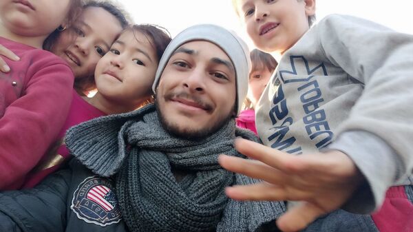 لاجئون سوريون على الحدود التركية، مارس 2020 - سبوتنيك عربي